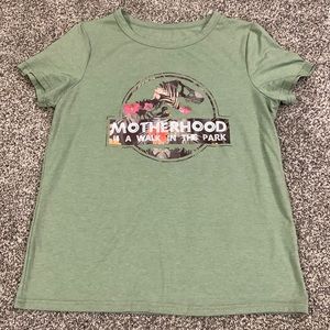 Motherhood Is A Walk In The Park T-shirt